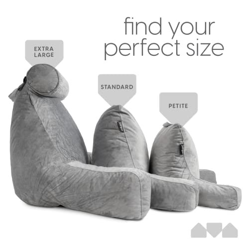 Milliard Extra Large Reading Pillow with Shredded Memory Foam, Wedge