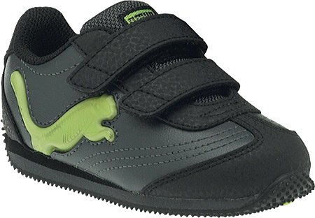 PUMA Speeder Illuminescent V Sneaker (Toddler/Little Kid/Big Kid),White/New Navy/Strong Blue,3 M US Little Kid Image