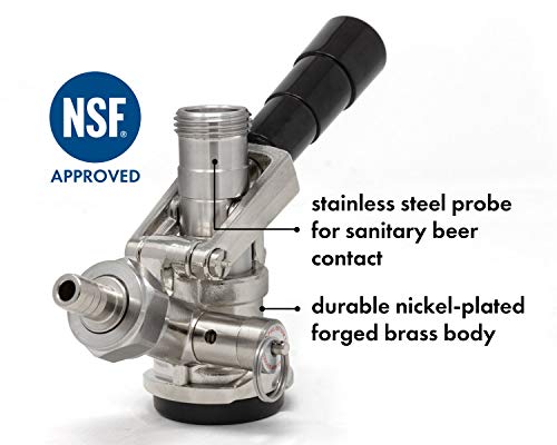 Kegco-KC-KT85D-L-Keg-Coupler-D-System-1-Black