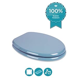 Calmwaters-WC-Sitz-Bermudablau Holzkern