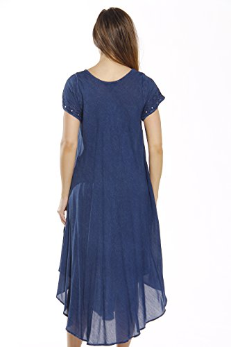 Riviera Sun 21600-DARKDENIM-S Dress/Dresses For Women - Thumbnail 2
