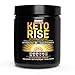 Keto Rise - Exogenous Ketones Powder with Caffeine – BHB Salt Morning Energy Formula Designed to Boost Ketone Levels, Increase Performance and Support Your Ketogenic Diet, 15 Servings - Valencia OJ