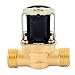 uxcell G1/2 inches Water Brass Solenoid Valve Normal Close Electromagnetic Valve 12V