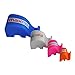 2 pcs New Lovely Elephant Portable Silicon Phone Holder Stand Stents For Tabder For iPhone5s 4s stand for iPad Samsung Galaxy S4 S3 N7100 Mobile Phone