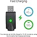 510-Thread USB Smart Charger Over-Charge Protection, Compatible with Standard 510 Threaded Devices (2 Pack) (Black and White)