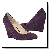 Purple Shoes For Women Via Spiga Fiona Wedges Shoes Gray Womens