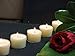 CandleNScent 8Hr Paraffin Free Tea Light Candles in Clear Acrylic Cup - Set of 30 8 Hour Extended Burn Time tealights