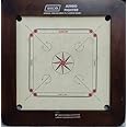 SISCAA Carrom Board Antique Indoor Board Game Approved by Carrom Federation of India & Maharashtra Carrom Association (Jumbo, 36mm)