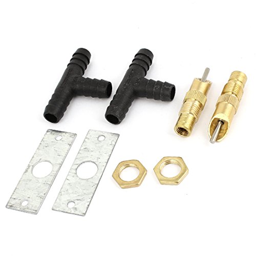 2set Brass Tone Auto Water Feeder Drinking Nipples for Marten Fox