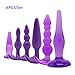 C-Easy 6PCS Posterior Anal Plug, Anal Trainer Kit Medical Silicone Butt Anal Plug Prostate Massage Game Sex Toysthumb 1