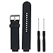 QGHXO Band for Garmin Forerunner 25, Soft Silicone Replacement Watch Band Strap for Garmin Forerunner 25 GPS Running Watch