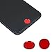BLLQ Compatible with iPhone7 Home Button Sticker Support Fingerprint Indentification Touch ID RED RED Home Button Sticker Compatible with iPhone 7 iPhone 7 Plus RED iPhone 6 6S Red