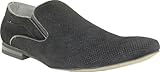 BRAVO Men's Dress Shoes BERTO-6 Faux Suede?Loafer Fashion with a Plain Round Point Toe?