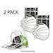 Ballcap Buddy Cap Washer- Endorsed by Shark Tank- Original Hat Washer-Baseball Cap Cleaner Frame Used in The Dishwasher 2-Pack White Made in USA primary