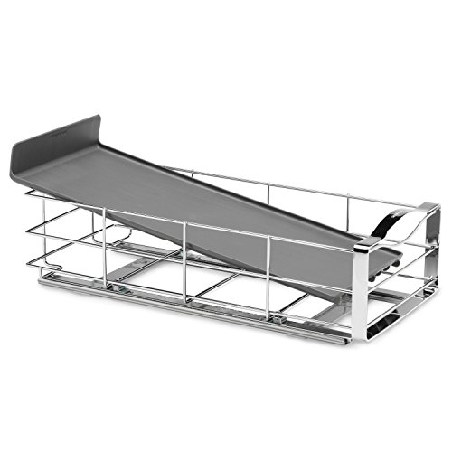 simplehuman 9 inch PullOut Organizer, HeavyGauge Steel Frame