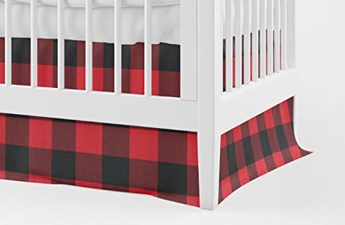 buffalo check crib skirt