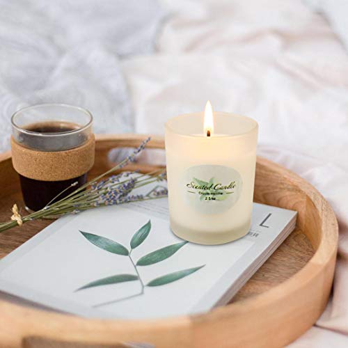 YINUO LIGHT Scented Candles Gifts Set for Women, 8 x 2.5 Oz Portable Glass Soy Candles with Strongly Fragrance Essential Oils for Stress Relief and Aromatherapy