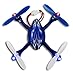 Hubsan X4 H107L Royal Blue H107 LED with Bonus Propeller Rotor Protection Guard (As shown)