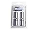 Set of 4 - Sign Standoff Hardware Silver Aluminum - 3/4 in Diameter x 1 in Height by Elegant Signs