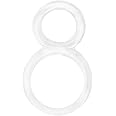 Screaming O Ofinity Cock Ring, Clear - Double Cock Ring - Penis Ring, Stretchy, Comfortable Pleasure Ring - Couple Sex Toys, Dick Ring for Mutual Pleasure