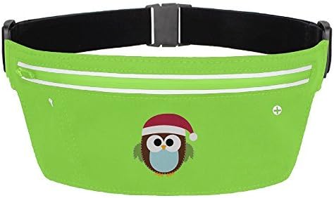 CGHNG Outdoor Bumbag Merry Christmas Owl Mini Dumpling Waist Bag Packs Fanny Packs For Women Man Outdoors Workout - Great For Running Hiking Travel Sport Fishing