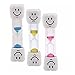 1 x Blue Kids Toothbrush Timer - 2 Minute Smiley Sand Timer for Brushing Children's Teeth