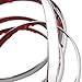 SODIAL(R) 3m Silver Car Grille Exterior Chrome Styling Decoration Moulding Trim Strip 12mm