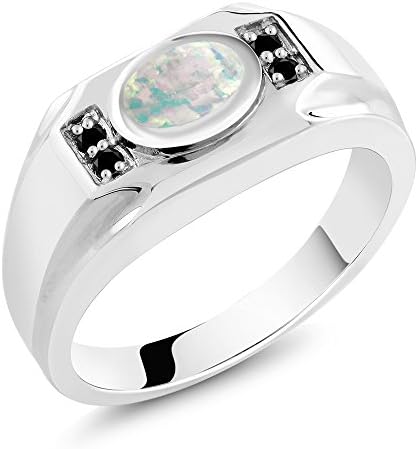 Gem Stone King 1.18 Ct Oval White 