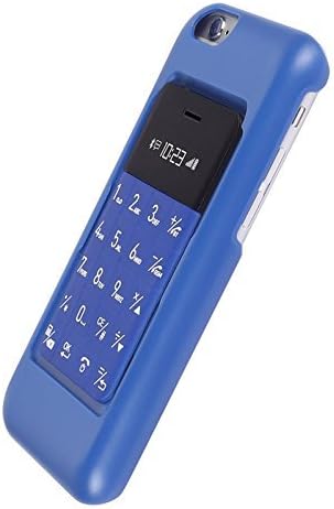 Wime T1 TalKase Mini Mobile Phone (Card Size), Connect & Sycn TalKase with iPhone, Android & Windows Phone via Bluetooth, Make & Receive Calls on TalKase, with Free iPhone 6 Case (Blue)