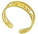 Yellow Gold Rose Toe Ring