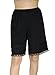 Underworks Cotton Knit Snip-A-Length Pettipants Culotte Slip Bloomers Split Skirt Large-Black