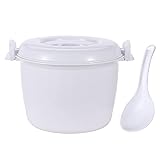 FEESHOW Food Grade Portable Microwave Rice Cooker