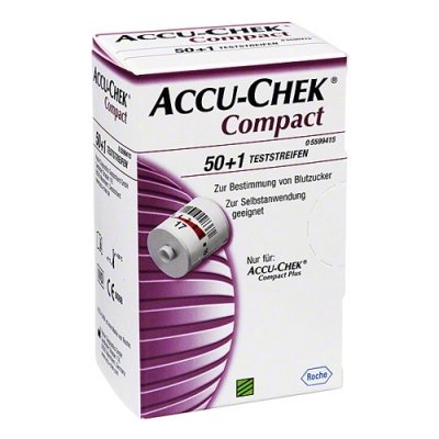 Roche accu-chek compact teststreifen 50 + 1 (4015630058310)