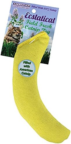 Ecstaticat Catnip Filled Banana Plush Toy