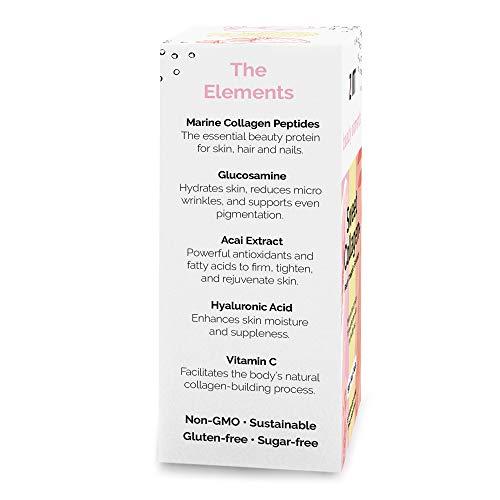 Zint Sweet Marine Collagen Powder Beauty Drink Mix (Assorted): Sugar-Free Collagen Peptides Drink w/Glucosamine, Hyaluronic Acid, Vitamin C, Acai Extract (15 5g Packets)