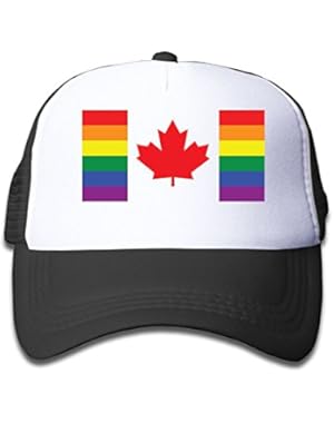 Gay Canada Youth Toddler Mesh Hat Boy and Girls Baseball Trucker Caps