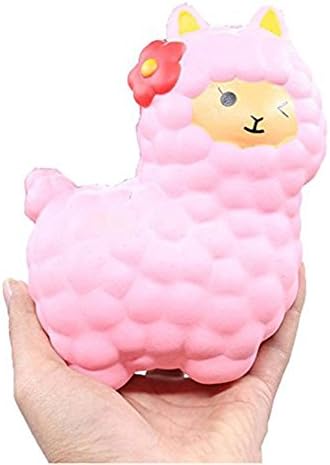 Vodoka Sales! Soft Jumbo Cartoon Cat Cartoon Squishy Slow Rising Squeeze Stress Reliever Toy (Pink)