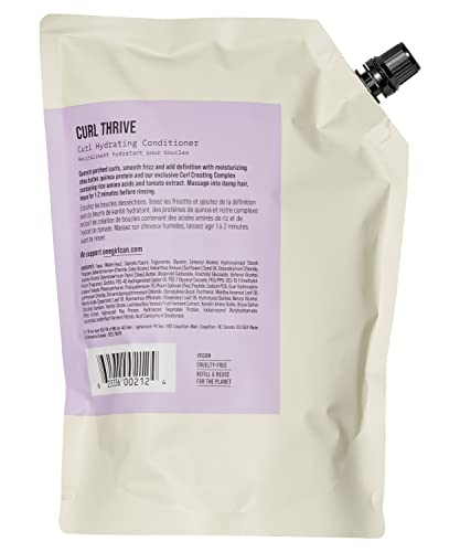 AG CARE CURL THRIVE PROTEIN CONDITIONER FOR CURLY HAIR – ULTRA-HYDRATING MOISTURE CONDITIONER FOR DEFINED, HEALTHY CURLS, 33.8 FL OZ