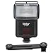 Vivitar SF-4000 Auto Bounce Zoom Slave Flash with Bracket + AA Batteries & Charger + Cleaning Kit for Sony Alpha A7, A7R, A3000, A5000, A6000, NEX-3N, 5T, 6, 7 Digital Cameras