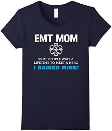 Women's EMT Shirt - EMT Mom Shirt XL Navy