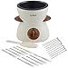 VonShef 500ml / 17oz Electric Chocolate Fondue Melting Pot, Warmer, Chocolatier - Includes FREE Spatula, 10 Skewers & 10 Forks
