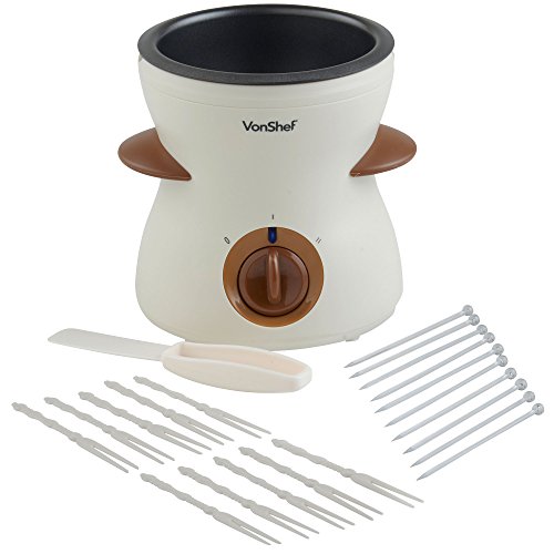 VonShef 500ml / 17oz Electric Chocolate Fondue Melting Pot, Warmer
