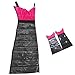 Rimobul Dress Hanging Jewelry Organizer (Pink&Black)