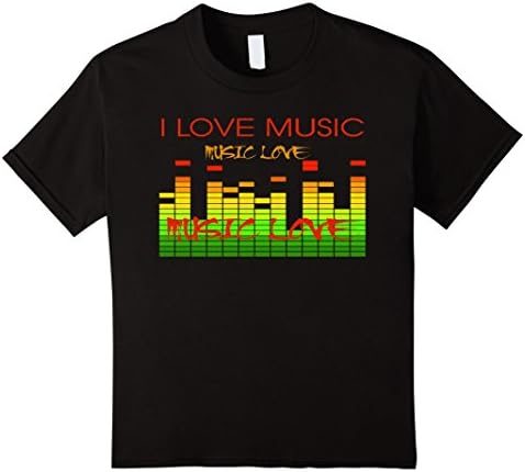 Kids Led equalizer sound activated luminescent Shirt TEE SHIRTS 8 Black