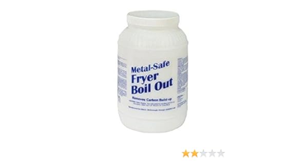 Amazon.com: Metal-Safe Fryer Boil Out, Disco MSFB08, 2 each 8# tubs per box, 16# total: Industrial & Scientific