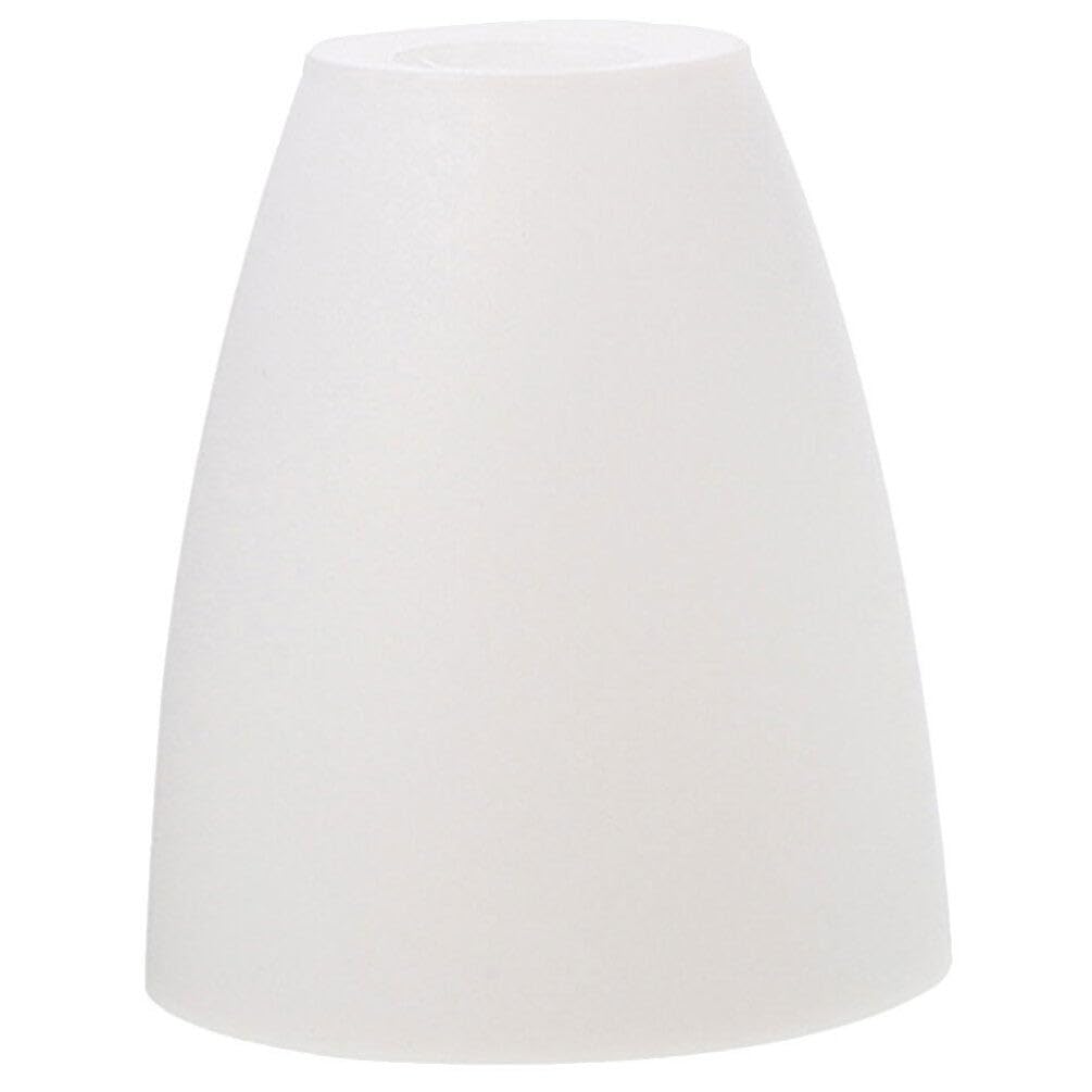 Housoutil Small Lamp Shade 5pcs Plastic Lampshade Flat Head Shade Replacements White Shade Cover for Bedroom Chandelier Pendant Light Accessory Chandelier Shades