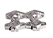 Saomil Pack of 4 Aluminum Linear Rod Rail Shaft Support CNC Router Spare Part, Machine