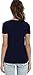UGET Women's Sexy Plain Deep V Neck Lace Up Short Sleeve Blouse Top Asia M Black