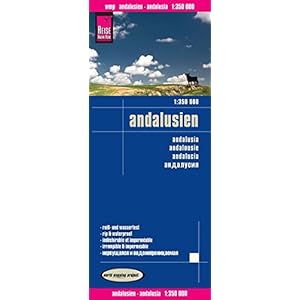 Andalucia Road Map - 2016 - 1:350,000 (English, Spanish, French, German and Russian Edition)