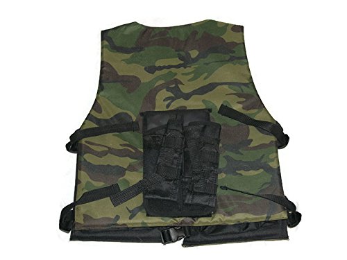 GXG Reversible Paintball Vest/Chest Protector - Camo/B